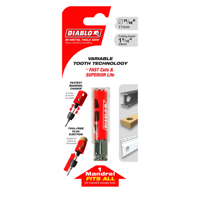 Diablo Bi-Metal Hole Saw