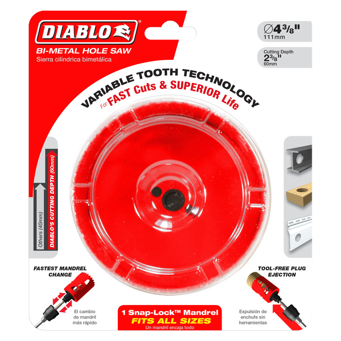 4-3/8 in. Hole Saw
