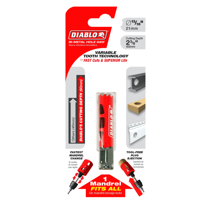 Diablo Bi-Metal Hole Saw