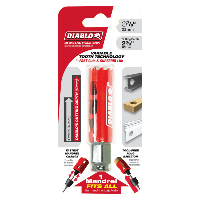 Diablo Bi-Metal Hole Saw
