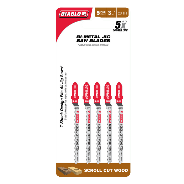 Diablo Bi-Metal T-Shank Jig Saw Blades for Wood