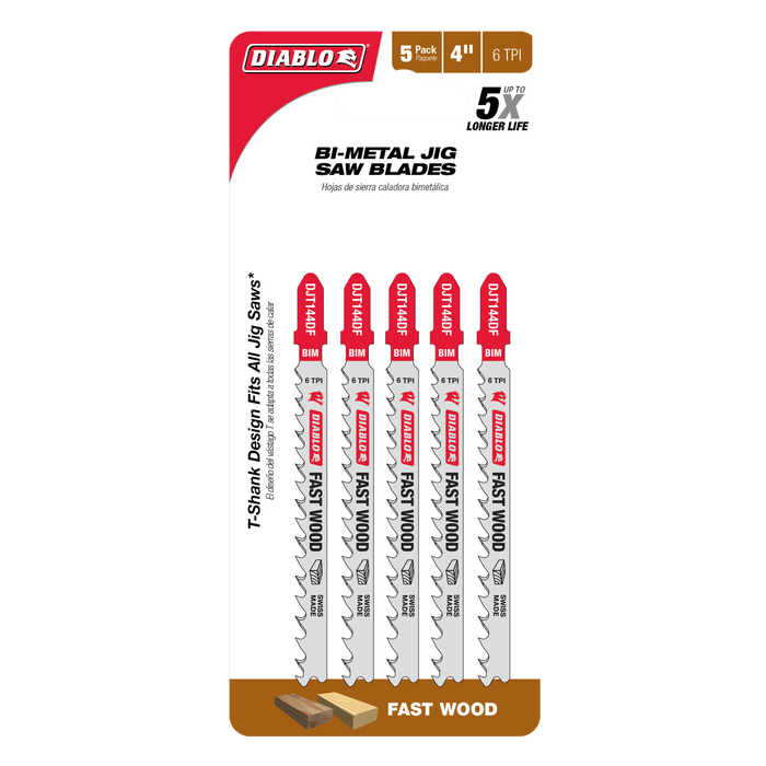 Diablo Bi-Metal T-Shank Jig Saw Blades for Wood