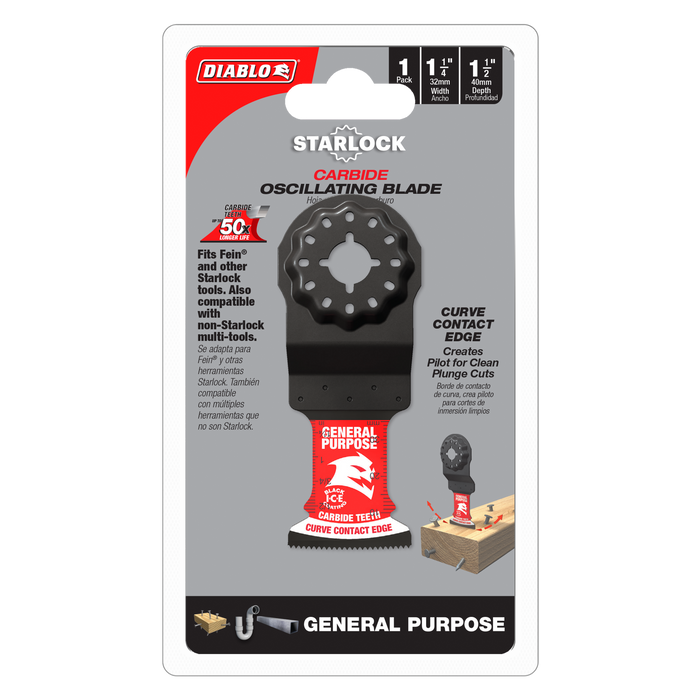 Diablo Carbide Oscillating Blades for General Purpose Cuts