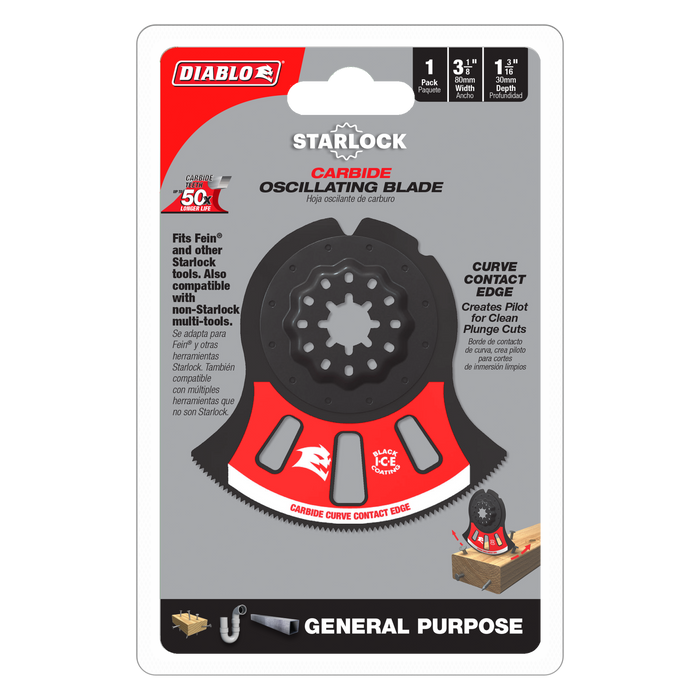 Diablo Carbide Oscillating Blades for General Purpose Cuts