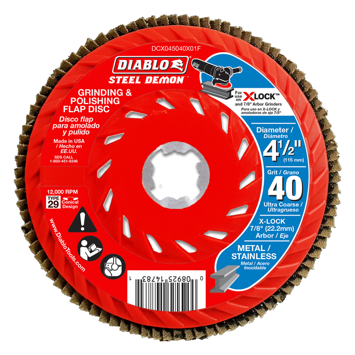 Diablo Flap Disc for X-Lock and All Grinders