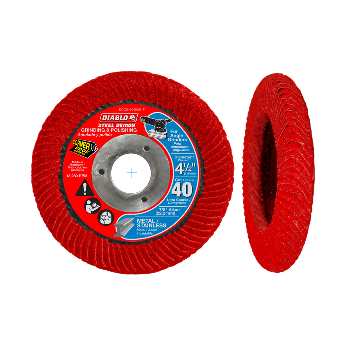 Diablo Steel Demon Corner-Edge Flap Disc