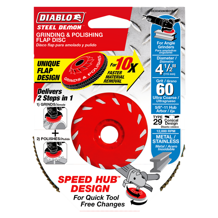 Diablo Steel Demon Corner-Edge Flap Disc