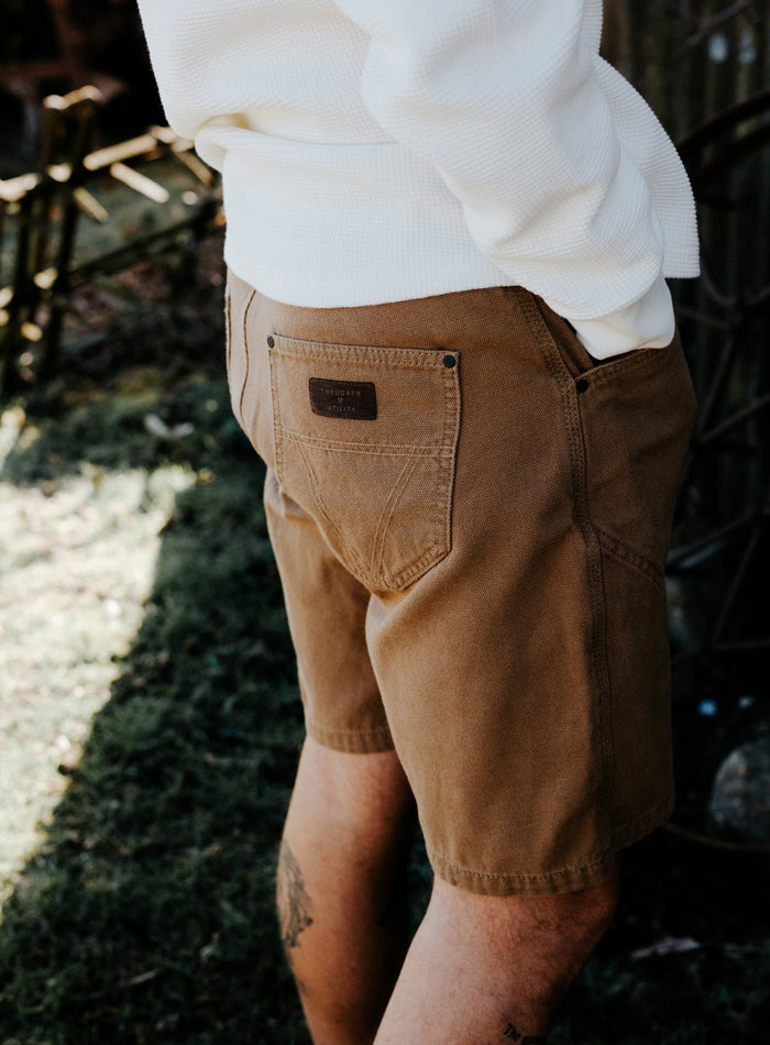 Creative Image Of Dissident Canvas Shorts In Coyote Brown (ITF)