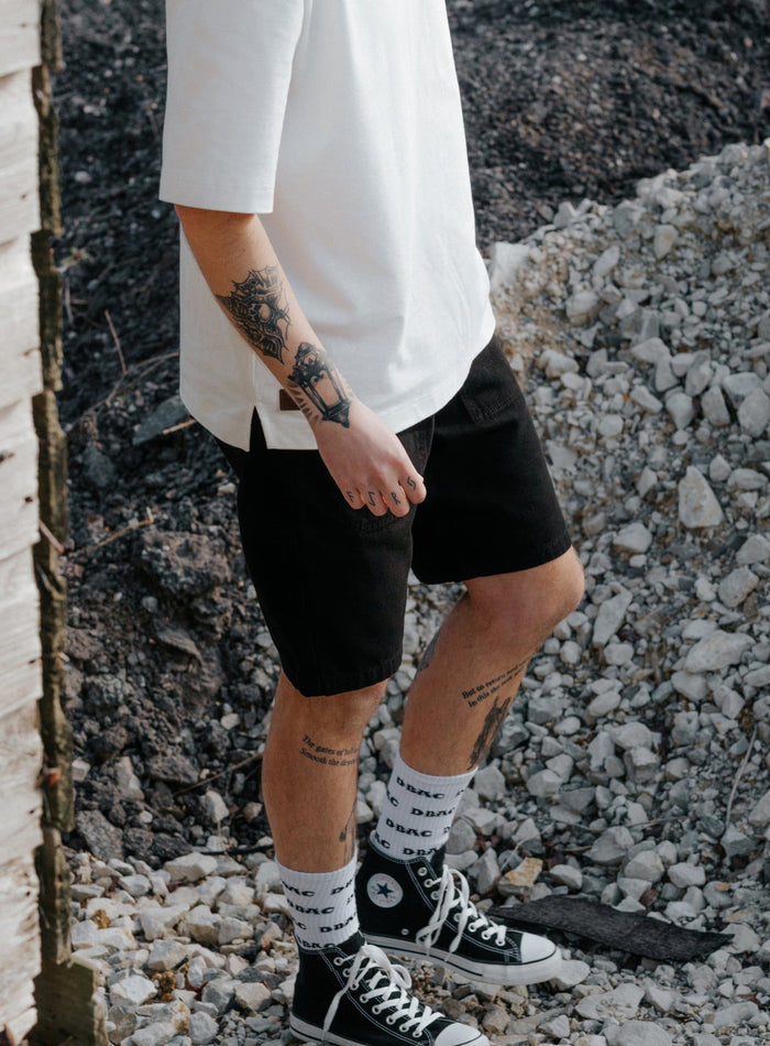 Creative Image Of Dissident Canvas Shorts In Obsidian Black (ITF)