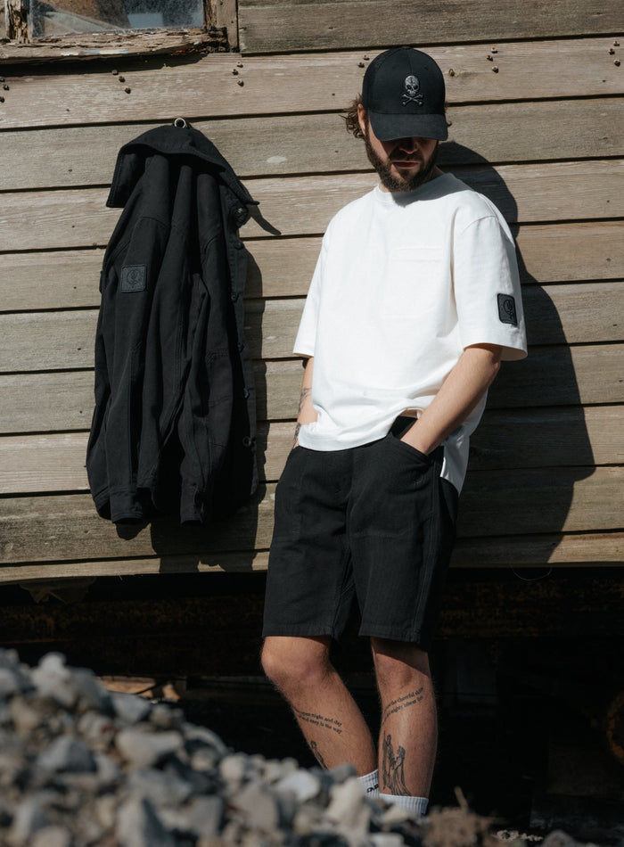 Creative Image Of Dissident Canvas Shorts In Obsidian Black (ITF)