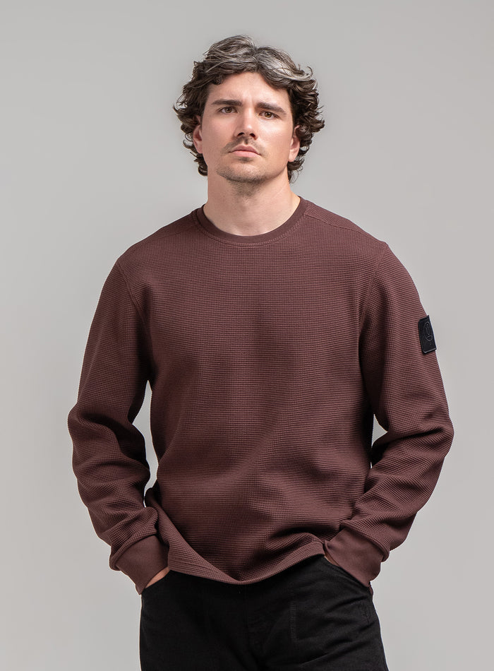 DISSIDENT WAFFLE LONG SLEEVE T-SHIRT