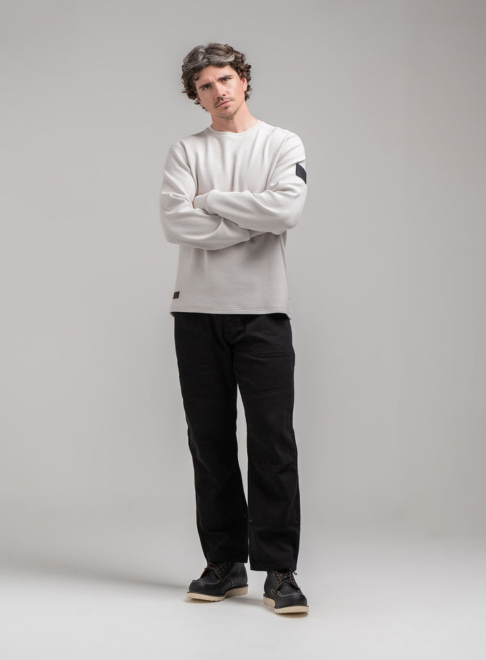 DISSIDENT WAFFLE LONG SLEEVE T-SHIRT