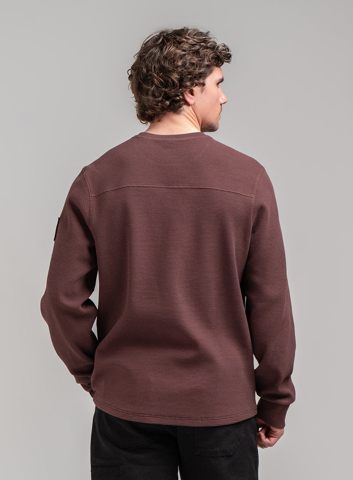 DISSIDENT WAFFLE LONG SLEEVE T-SHIRT