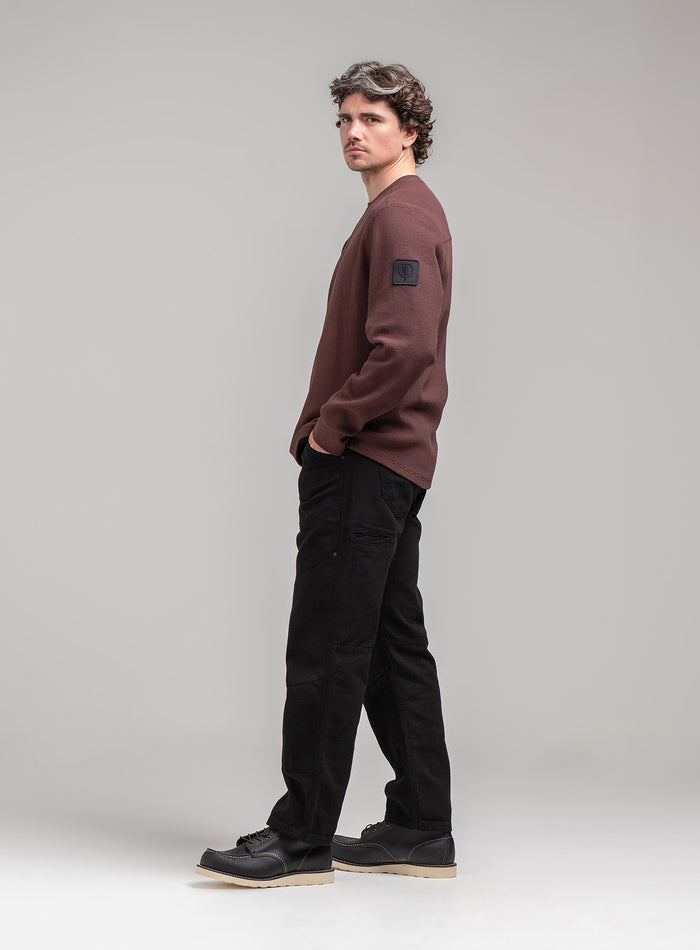 DISSIDENT WAFFLE LONG SLEEVE T-SHIRT