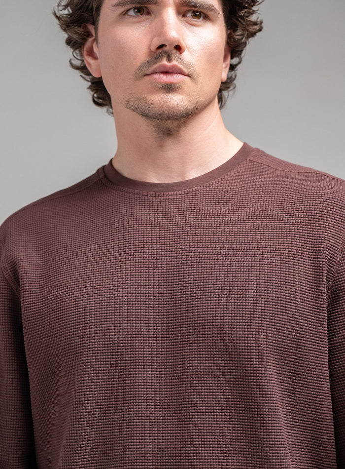 DISSIDENT WAFFLE LONG SLEEVE T-SHIRT