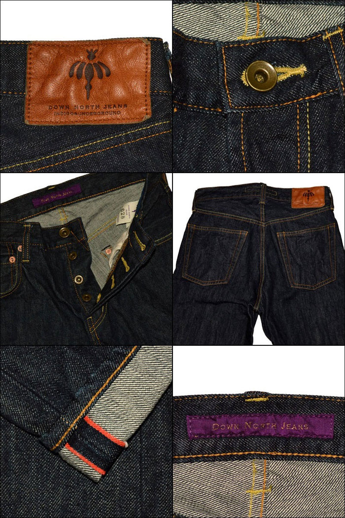 DOWN NORTH JEANS "DNJ6" The Jack Tight Straight Model
