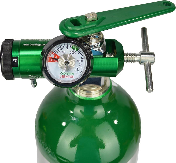 Drive Mini Oxygen Regulator, CGA 870, 0-15 LPM - 18302GMN-Single - LL Medico