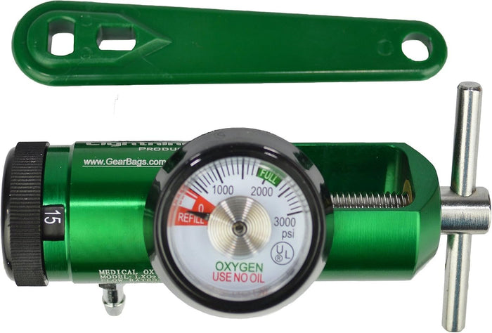 Drive Mini Oxygen Regulator, CGA 870, 0-15 LPM - 18302GMN-Single - LL Medico