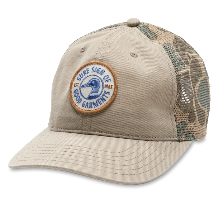 Duck Head Camo Mesh Trucker Hat