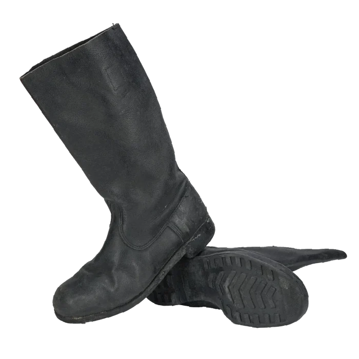 East German Leather Jackboots - Value Grade - German Army Surplus - Combat Boots