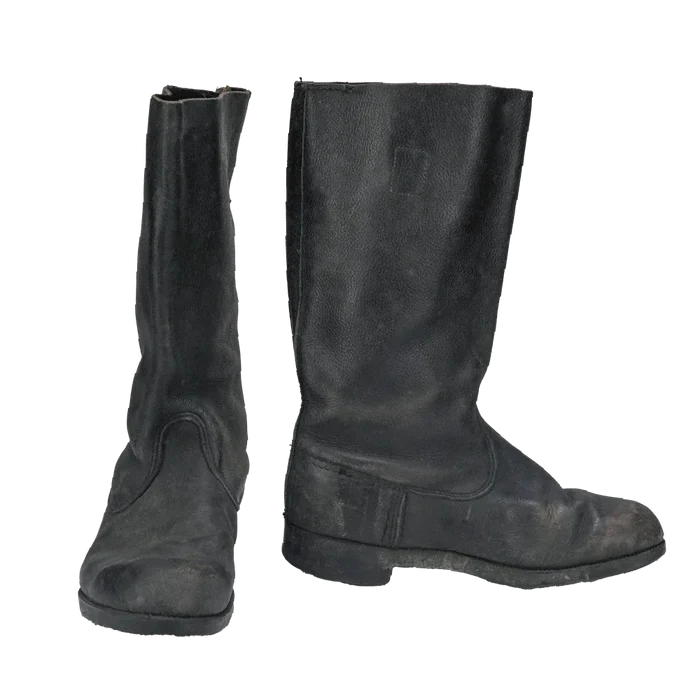 East German Leather Jackboots - Value Grade - German Army Surplus - Combat Boots