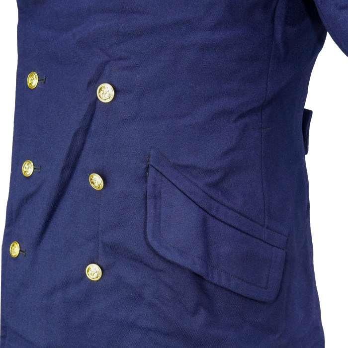 East German Navy Wool Coat - East German Army Surplus - Great Coats