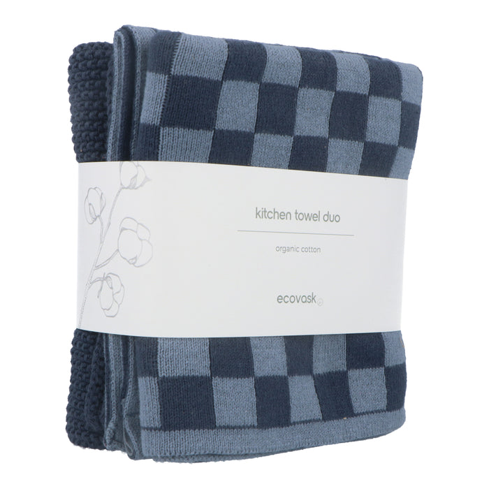 Ecovask Kitchen Towel Duo Organic Cotton