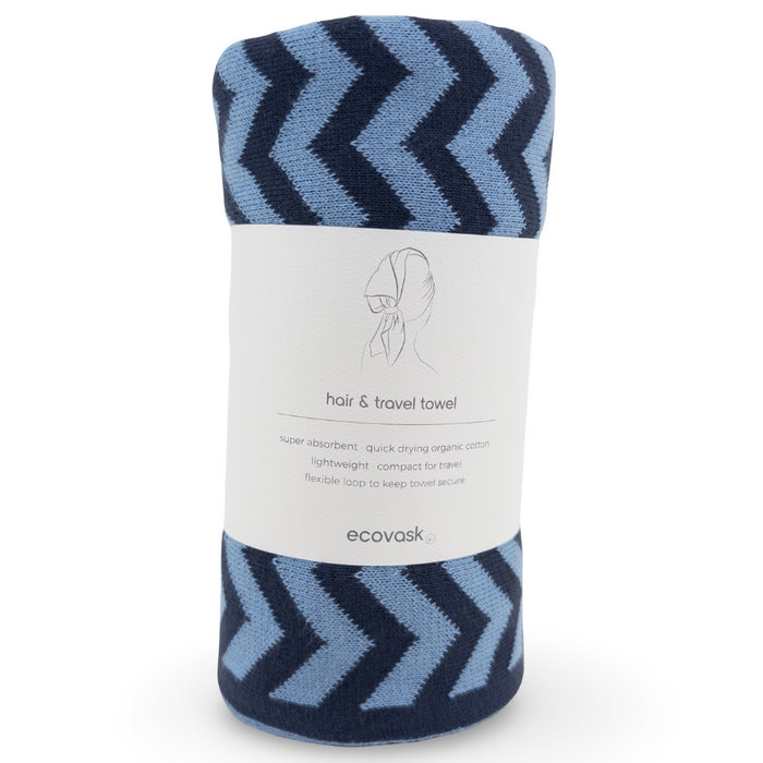 Original / Navy Cornflower Chevron