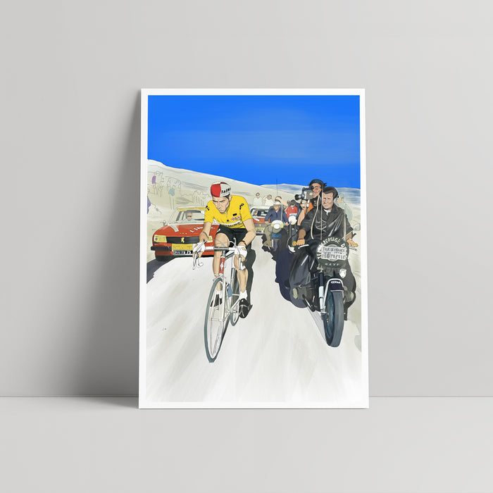 Eddy Merckx  - Art print - Pasche Design - Rouleur