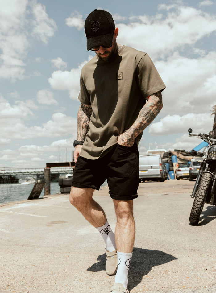 Creative Image Of Enigma Oversized Tee In Khaki (ITF)