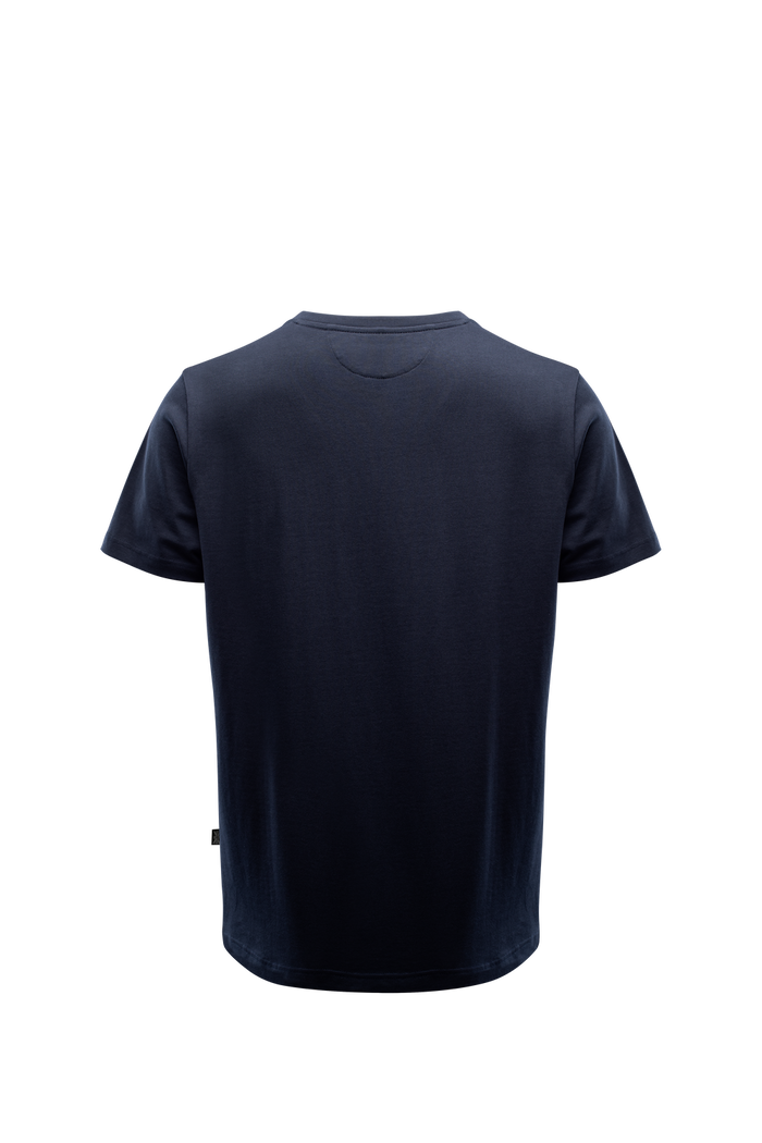 SM Cut of Out Enigma Oversized Tee In Navy (GM)