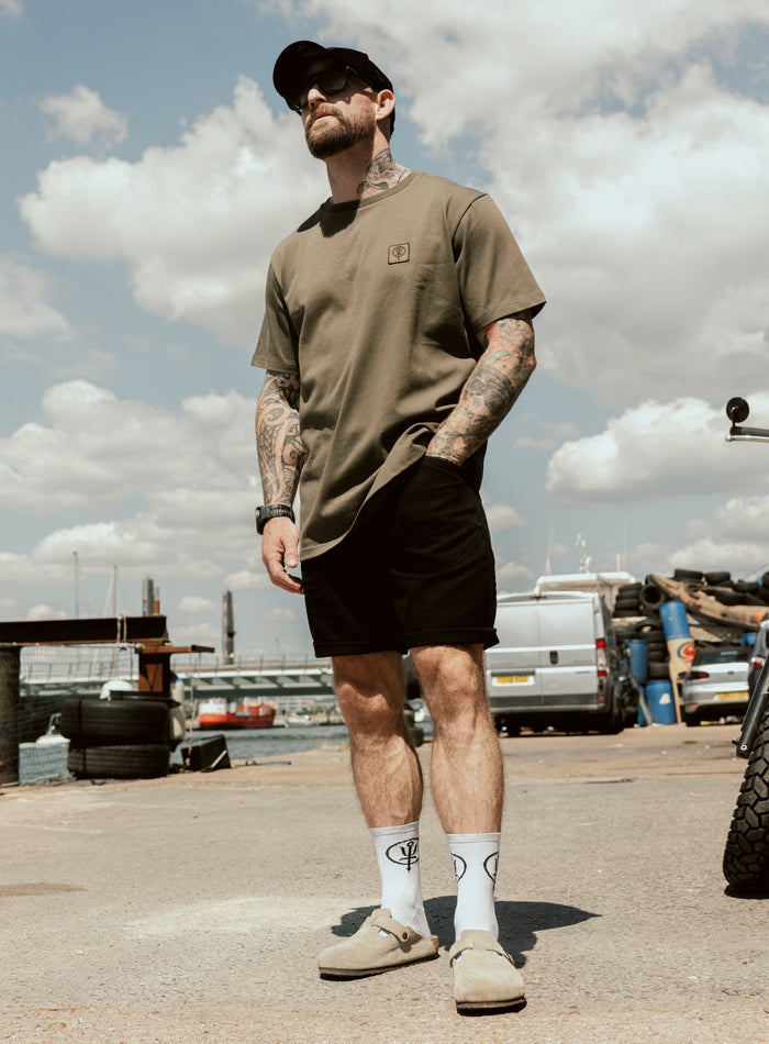 Creative Image Of Enigma Oversized Tee In Khaki (ITF)