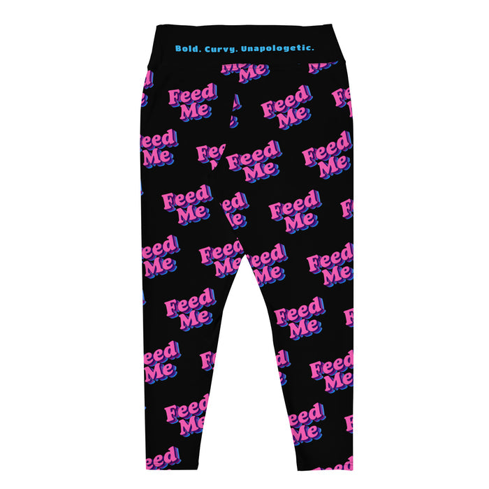 Feed Me Plus Size Leggings  | 2XL-6XL | Bold. Curvy. Unapologetic.