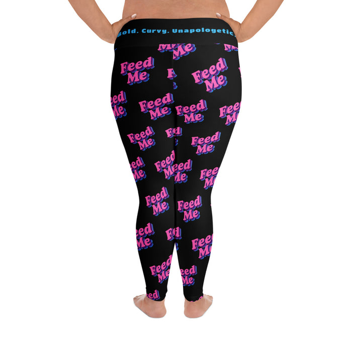 Feed Me Plus Size Leggings  | 2XL-6XL | Bold. Curvy. Unapologetic.