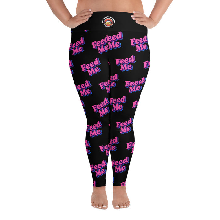 Feed Me Plus Size Leggings  | 2XL-6XL | Bold. Curvy. Unapologetic.