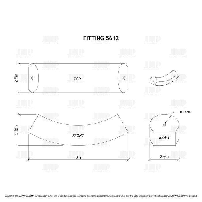 Fitting 5612 - Up Easing