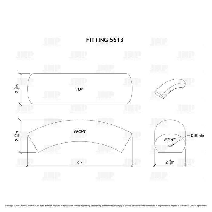 Fitting 5613 - Over Easing 60º