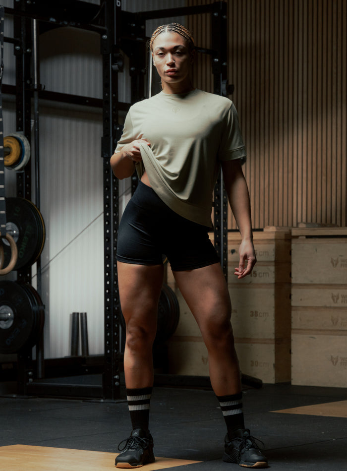 Creative Image Of Force Boxy Drirelease® T-Shirt In Stone (ITF)