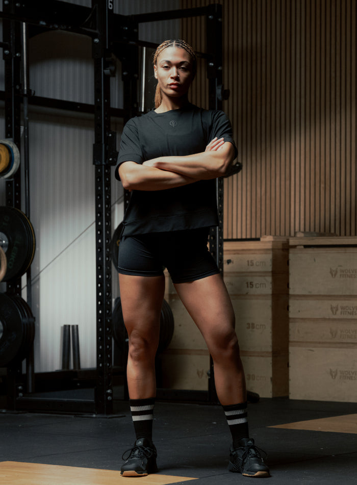 Creative Image Of Force Boxy Drirelease® T-Shirt In Obsidian Black (ITF)