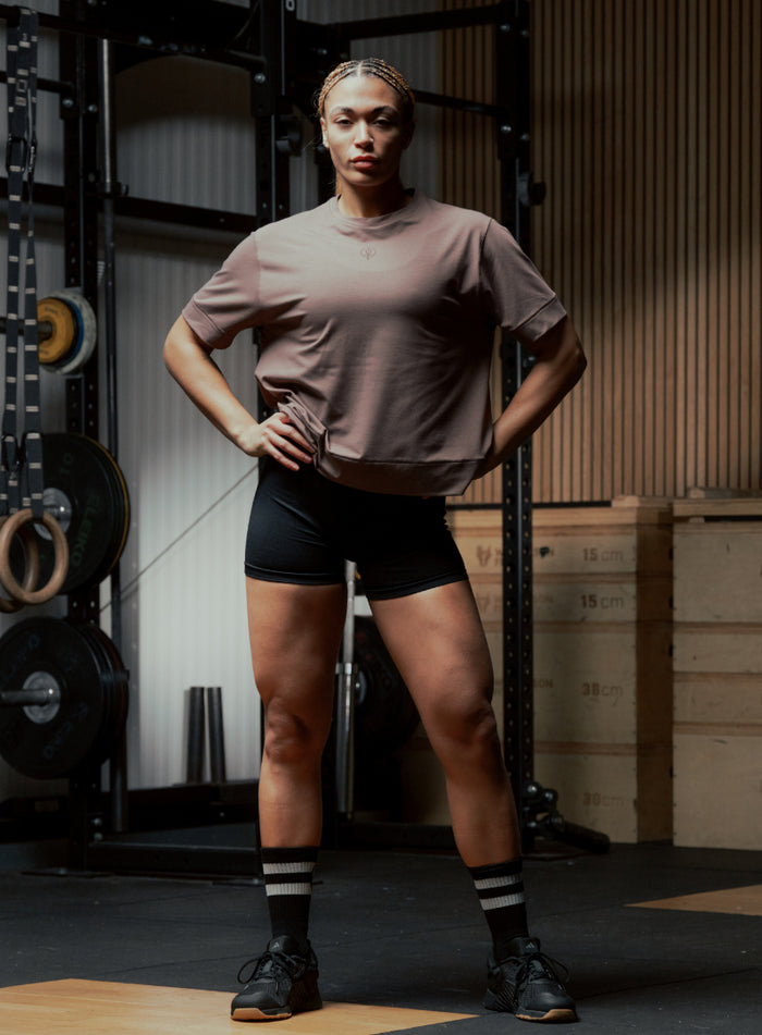 Creative Image Of Force Boxy Drirelease® T-Shirt In Dusk (ITF)