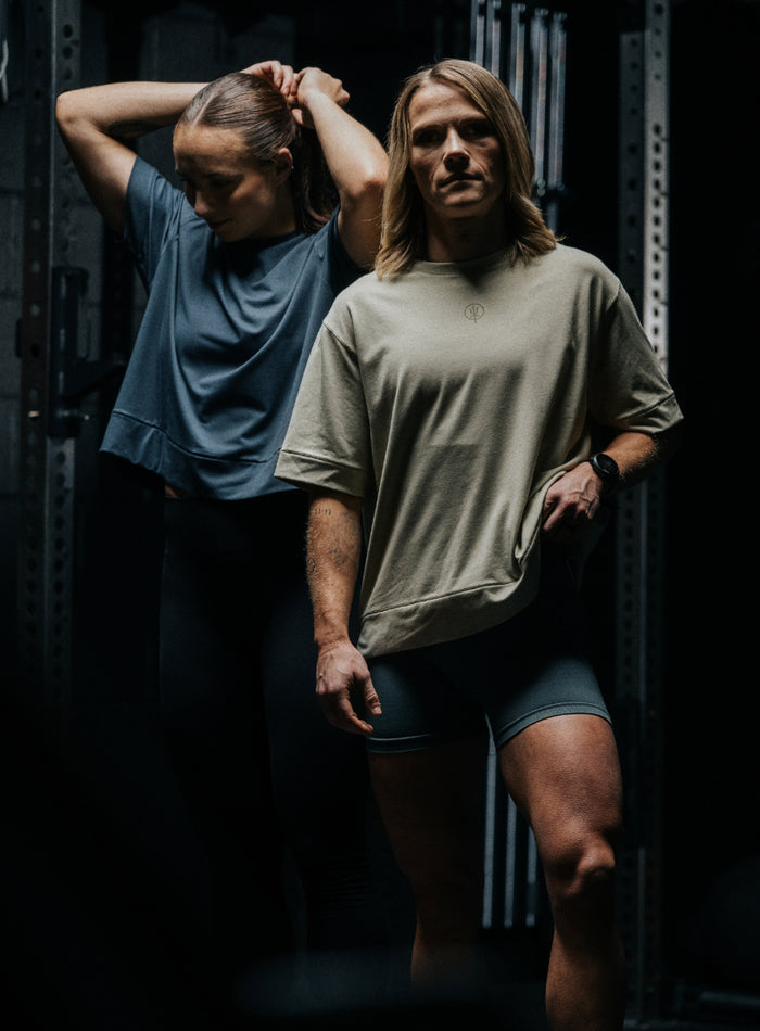 Creative Image Of Force Boxy Drirelease® T-Shirt In Storm Blue (ITF)