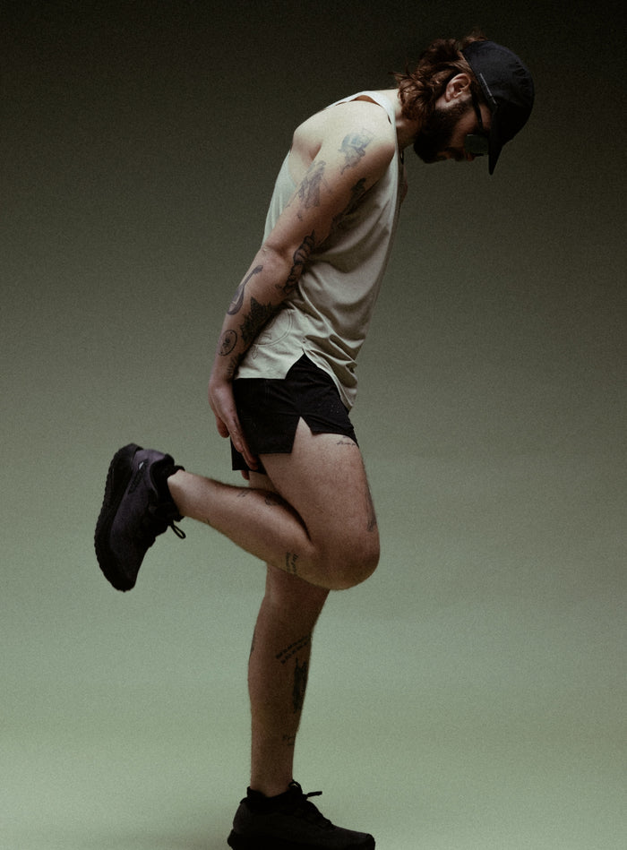Creative Image Of Force Trail Running Singlet In Stone (ITF)