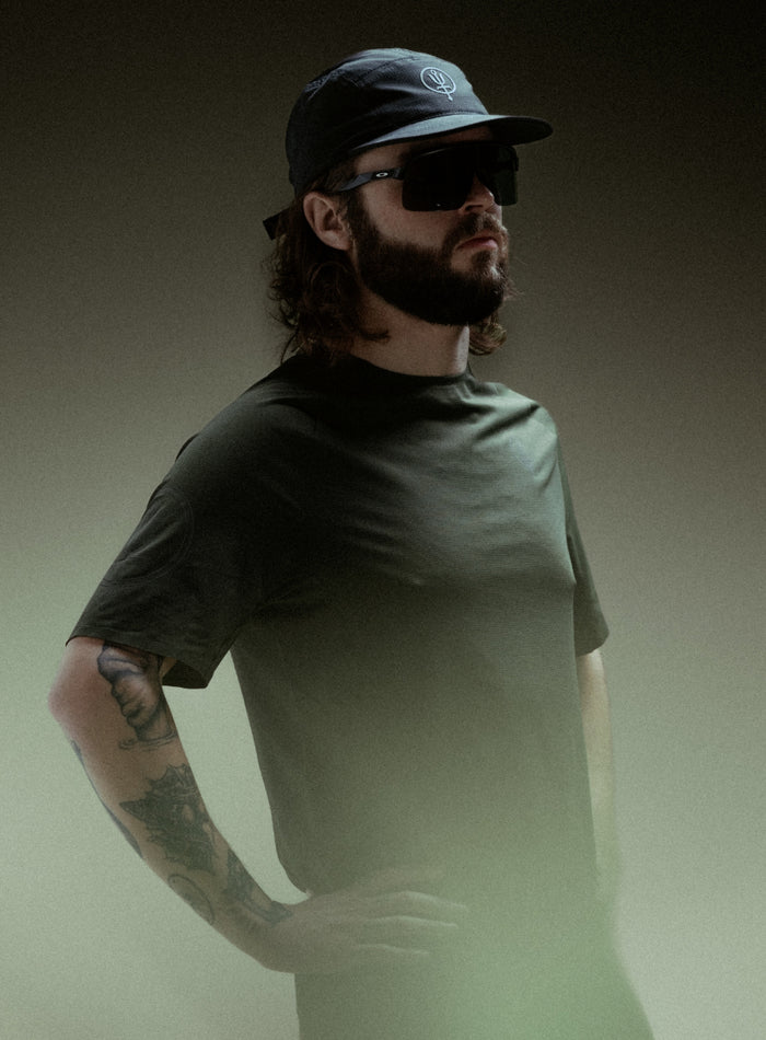 Creative Image Of Force Trail Running T-Shirt In Forest Green (ITF)