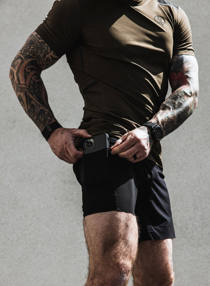 Creative Image Of Force Velocity 2-In-1 Short In Obsidian Black (ITF)