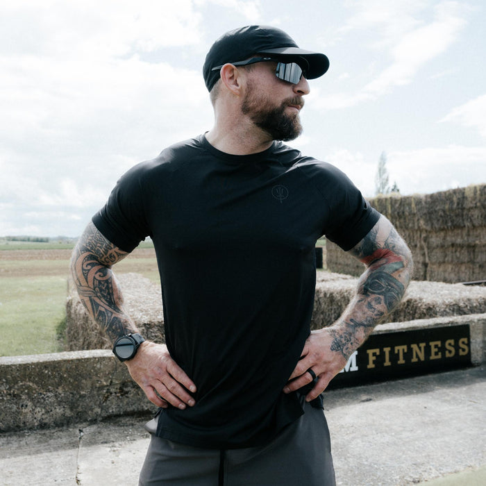 Creative Image Of Force Velocity Motion T-Shirt In Obsidian Black (ITF)