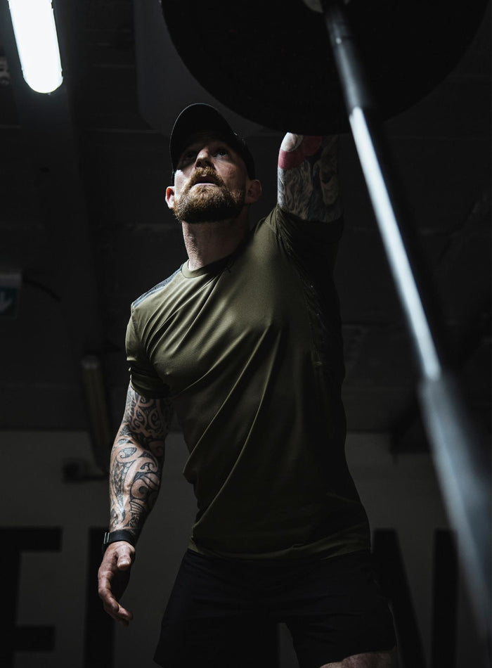 Creative Image Of Force Velocity Technical T-Shirt In Khaki (ITF)