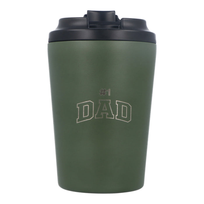 Fressko Ceramic Lined Reusable Coffee Cup 12oz - #1 DAD