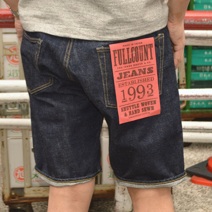 FULL COUNT "1904-25" 5POCKET DENIM SHORTS