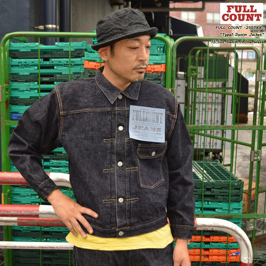 FULL COUNT "2107XX" 15.5oz Type 1 Denim Jacket