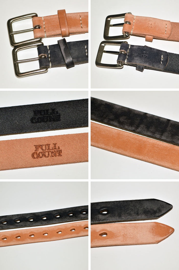 FULL COUNT ”6218” Wild Leather Narrow Belt